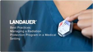 How to Build a Radiation Protection Program