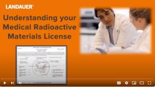 medical radioactive materials license