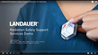 LANDAUER Radiation Safety Support Services webinar